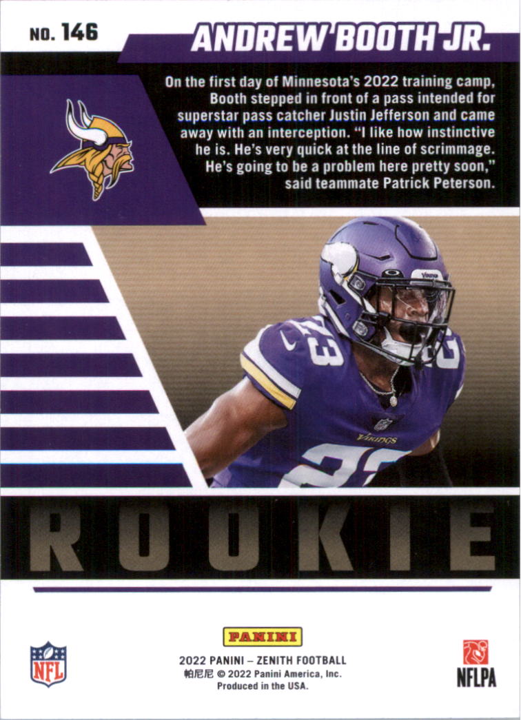 2022 Zenith Retail Football Card Pick (Base)