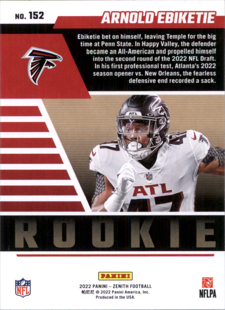 2022 Zenith Retail Football Card Pick (Base)