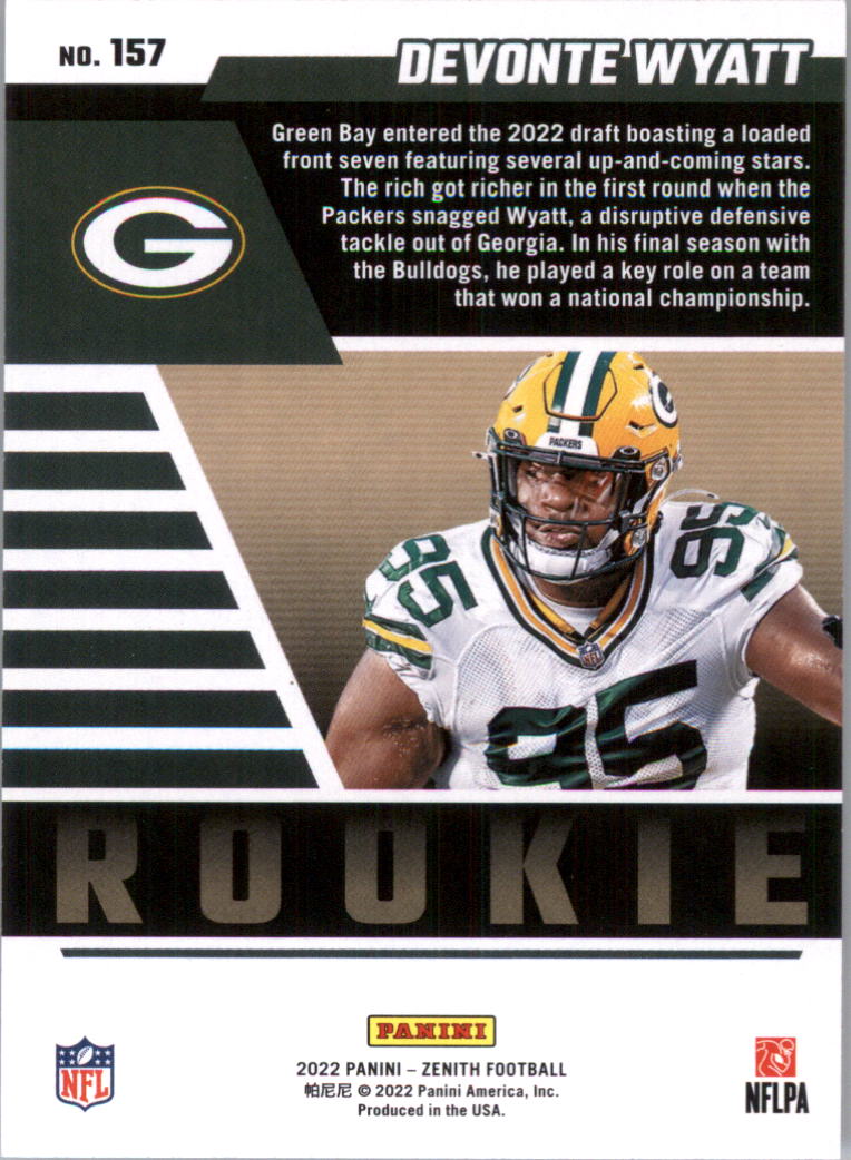 2022 Zenith Retail Football Card Pick (Base)