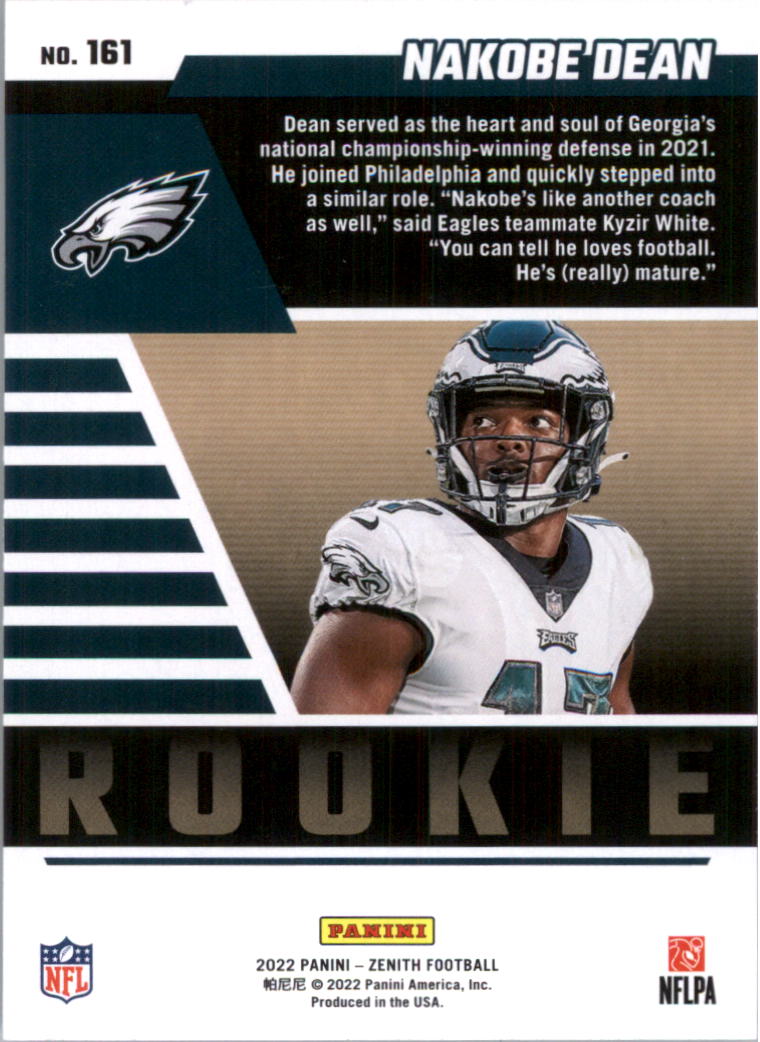 2022 Zenith Retail Football Card Pick (Base)