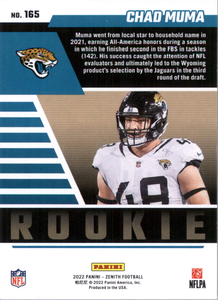 2022 Zenith Retail Football Card Pick (Base)