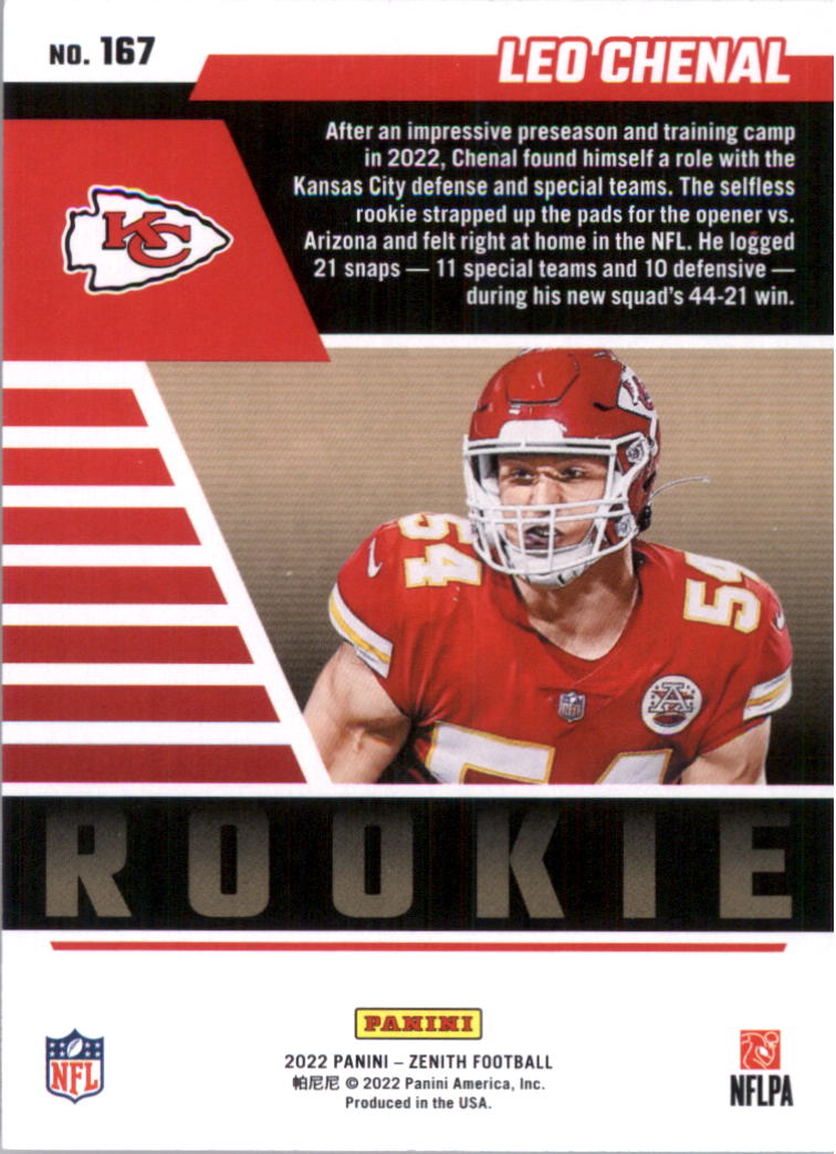 2022 Zenith Retail Football Card Pick (Base)