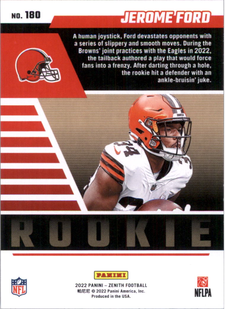 2022 Zenith Retail Football Card Pick (Base)