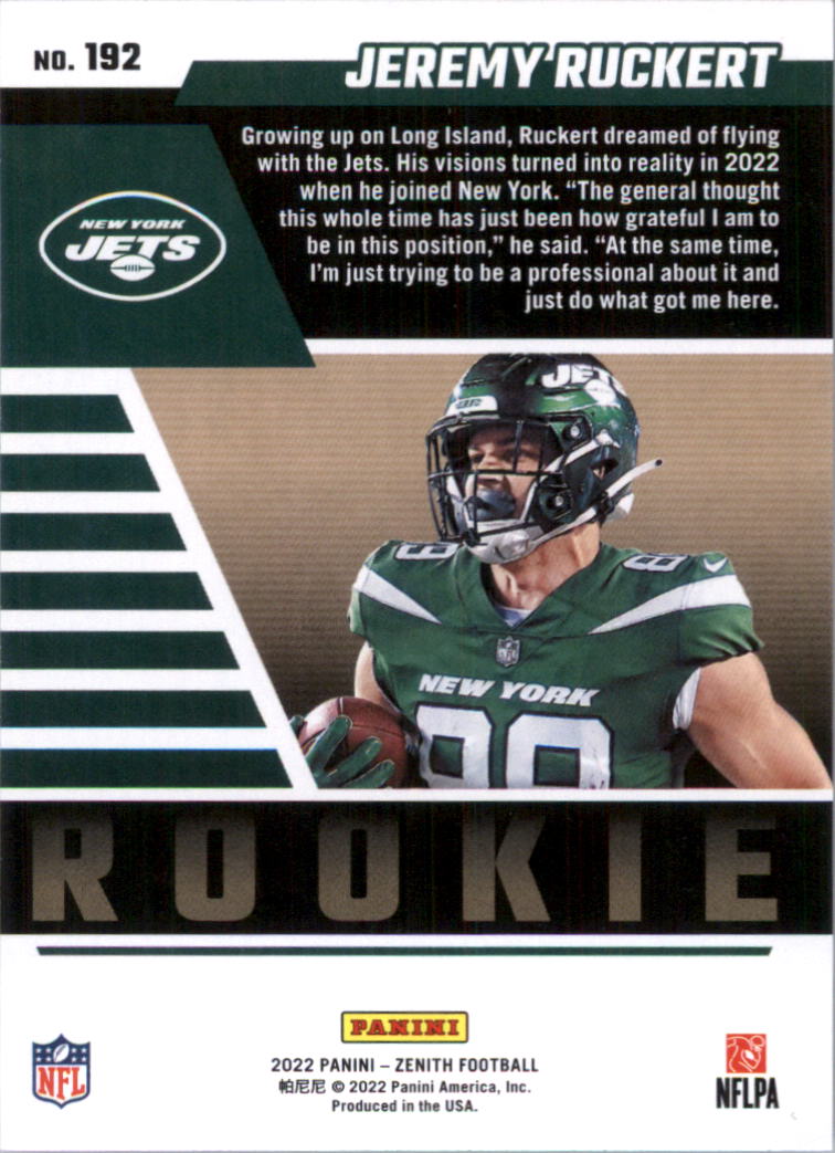 2022 Zenith Retail Football Card Pick (Base)