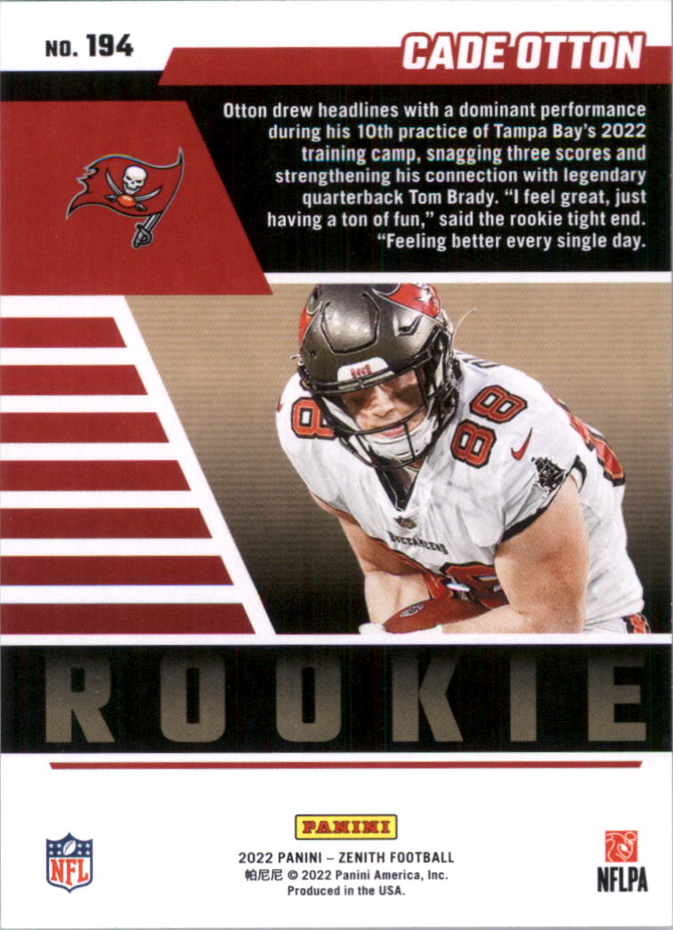 2022 Zenith Retail Football Card Pick (Base)