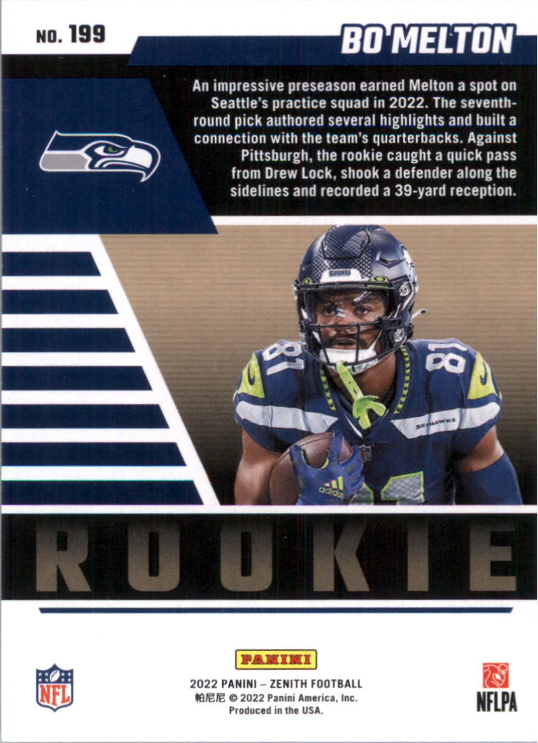 2022 Zenith Retail Football Card Pick (Base)