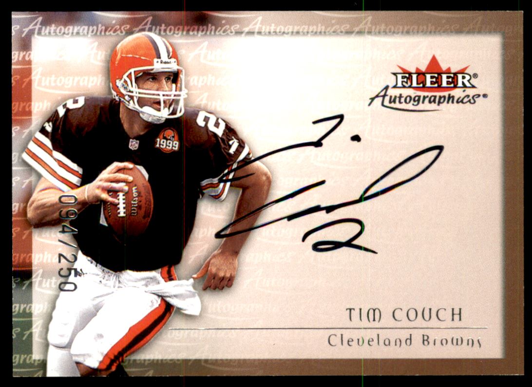 2000 Fleer Tradition Autographics Silver #30 Tim Couch