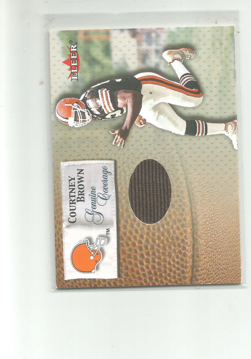 2000 Fleer Tradition Genuine Coverage #6 Courtney Brown