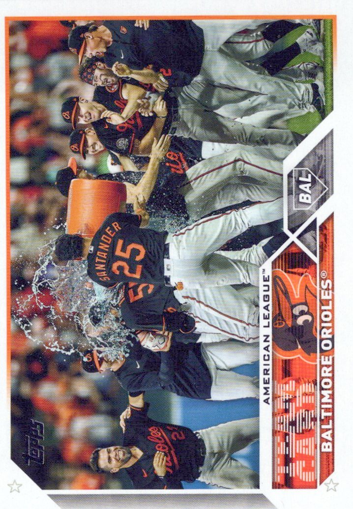  Baltimore Orioles 2023 Topps #112 NM+-MT+ MLB Baseball :  Collectibles & Fine Art