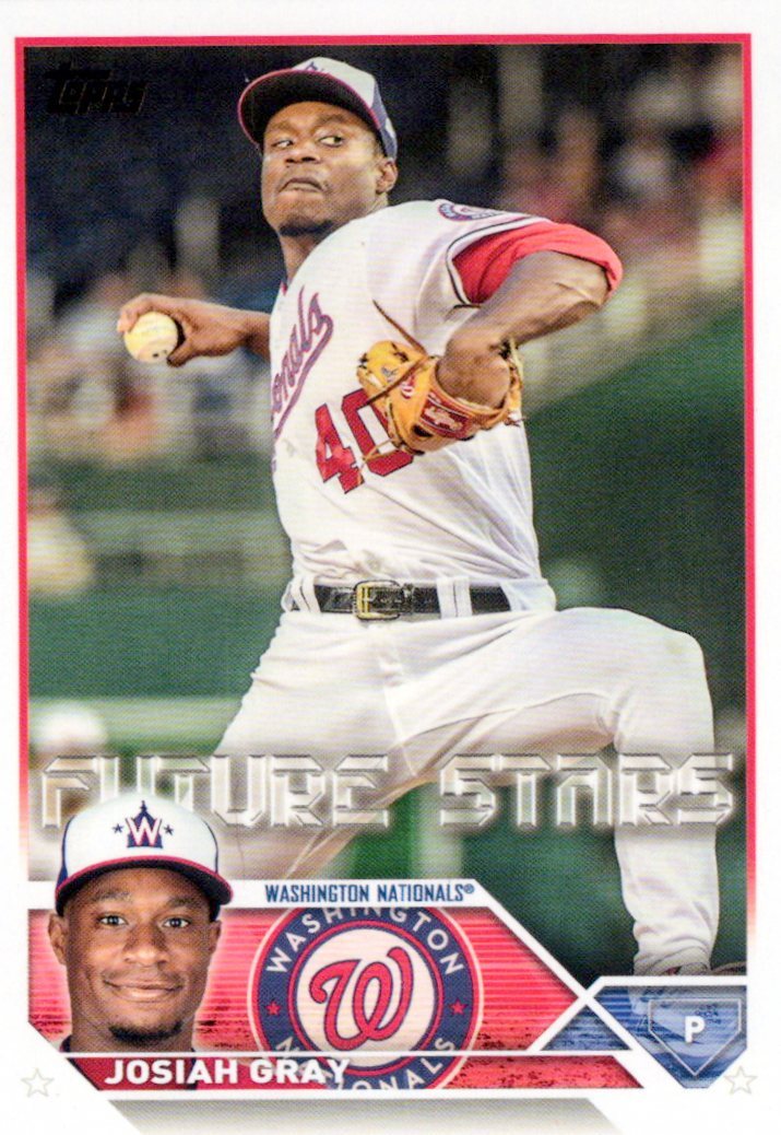 2023 Topps #149 Josiah Gray FS Washington Nationals