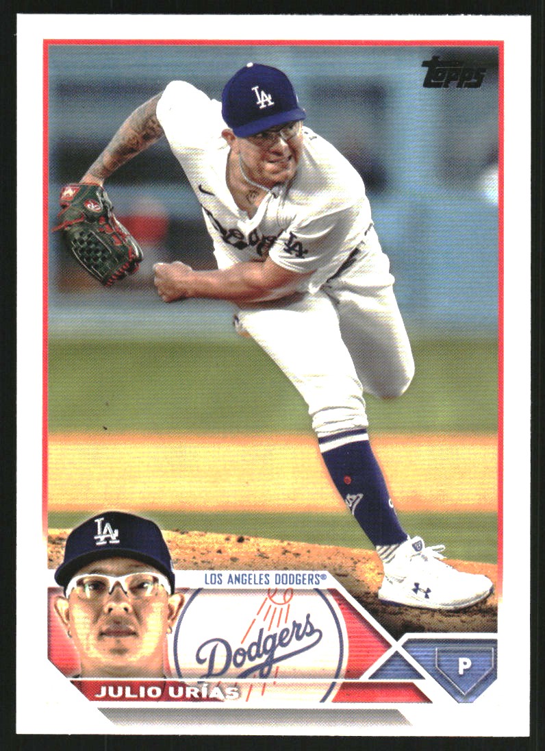 2023 Topps Gold 280 Julio Urias /2023 Dodgers Baseball Card