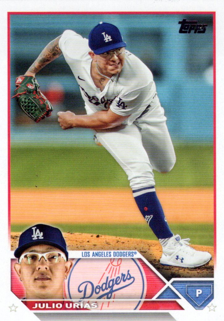 2023 Topps Gold 280 Julio Urias /2023 Dodgers Baseball Card