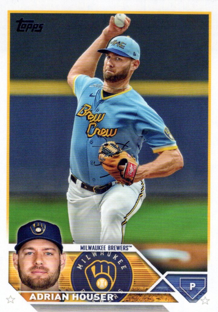 2023 Topps #61 Tyrone Taylor Milwaukee Brewers Baseball Card