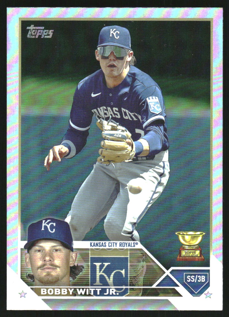 2023 Topps Rainbow Foil #7 Bobby Witt Jr. on Fanatics Collect