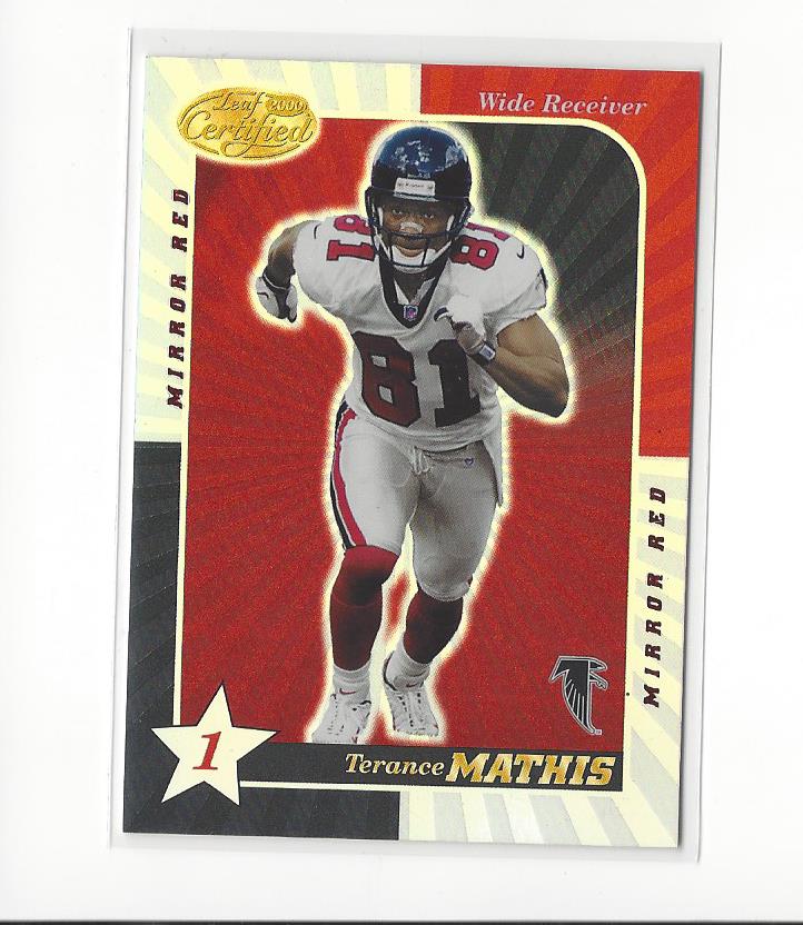 2000 Leaf Certified Mirror Red #8 Terance Mathis