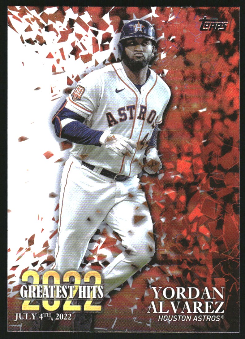 2023 Topps '22 Greatest Hits #22GH2 Yordan Alvarez - NM-MT