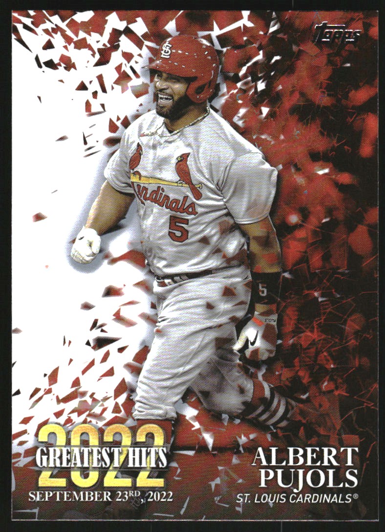 2023 Topps '22 Greatest Hits #22GH21 Albert Pujols
