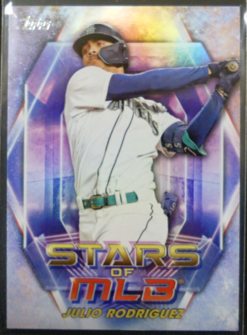 2023 Topps Stars of the MLB SMLB16 Julio Rodriguez ACTUAL CARD PHOTO