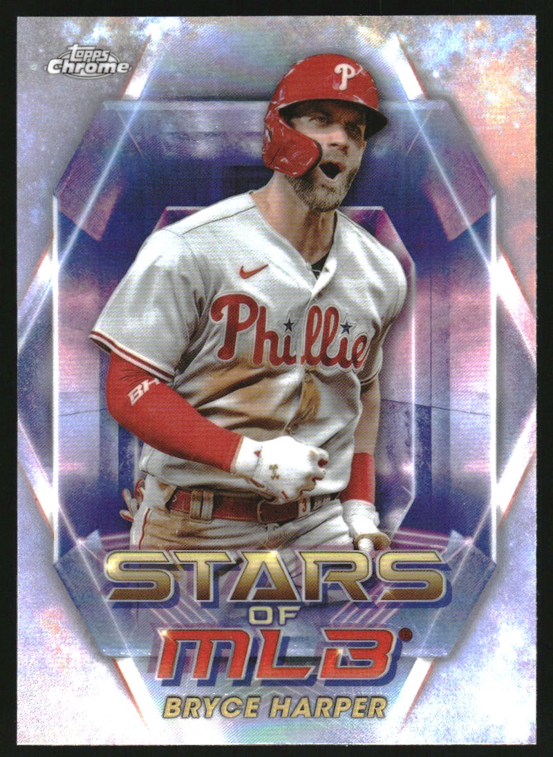 2023 Topps Stars of MLB Chrome #SMLBC14 Bryce Harper