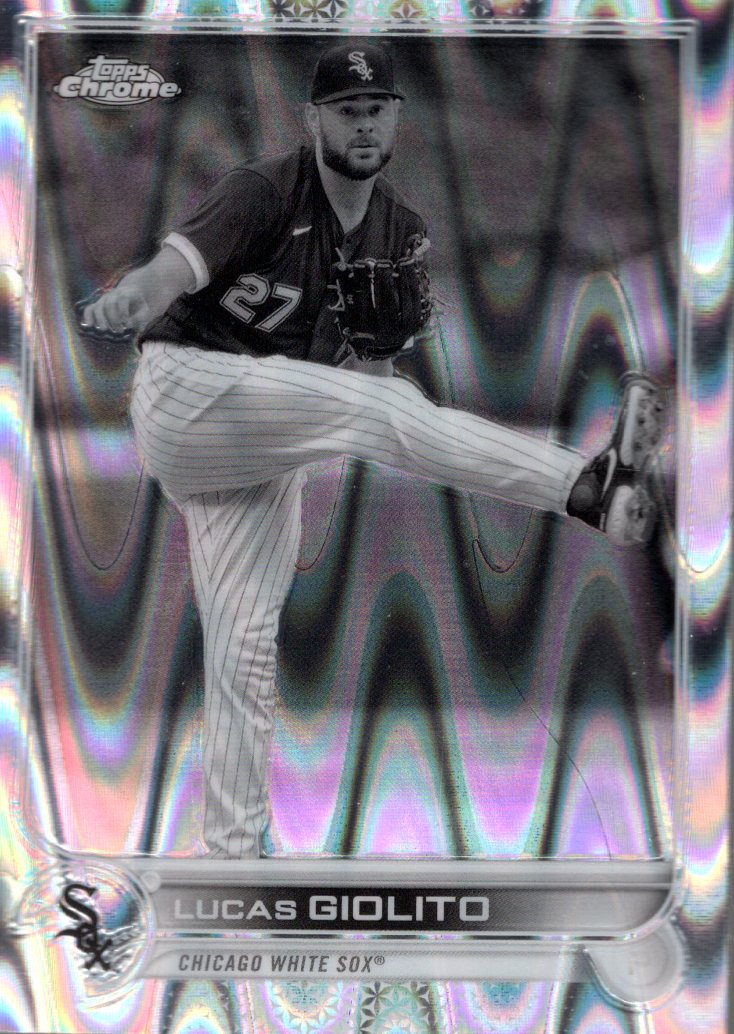  2022 Topps Chrome Sonic Edition Black/White RayWave