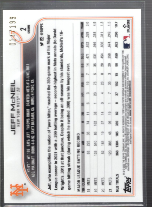 B3413- 2022 Topps Chrome Sonic BB Insert Cards -You Pick- 15+ FREE US SHIP - Picture 33 of 303