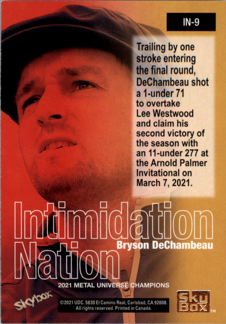 2021 Metal Universe Champions Intimidation Nation YOU PICK - Picture 5 of 37