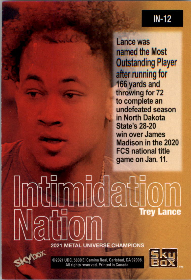 2021 Metal Universe Champions Intimidation Nation YOU PICK - Picture 7 of 37