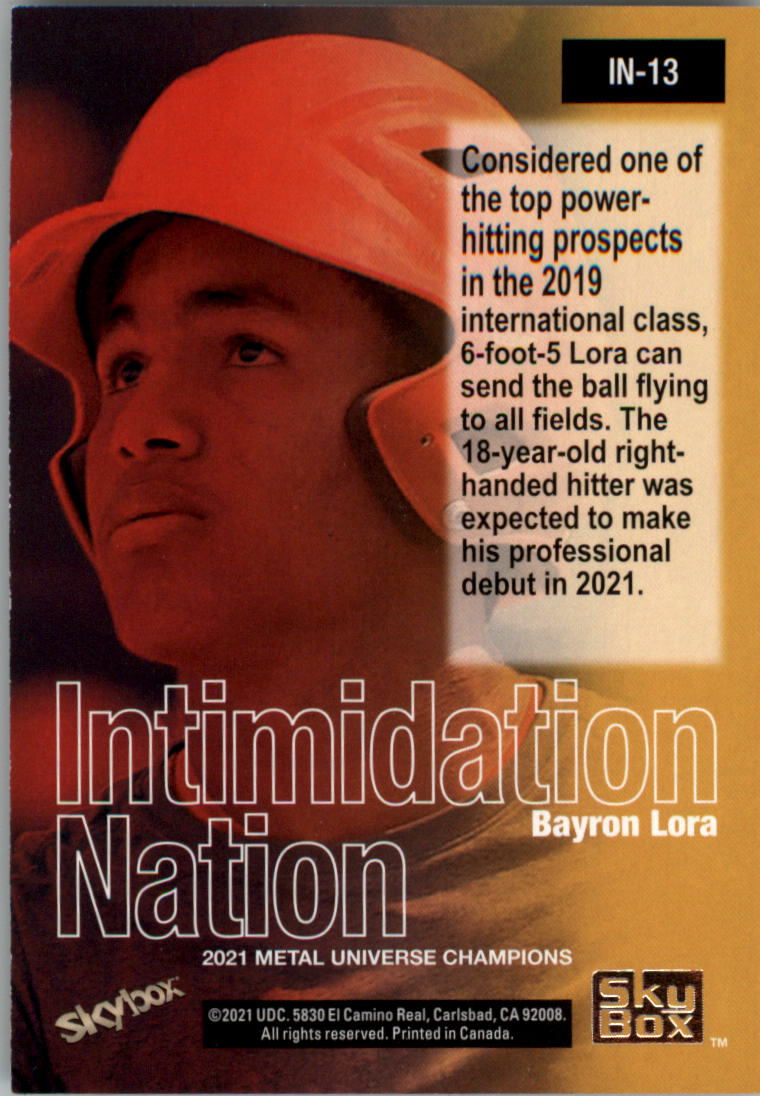 2021 Metal Universe Champions Intimidation Nation YOU PICK - Picture 9 of 37