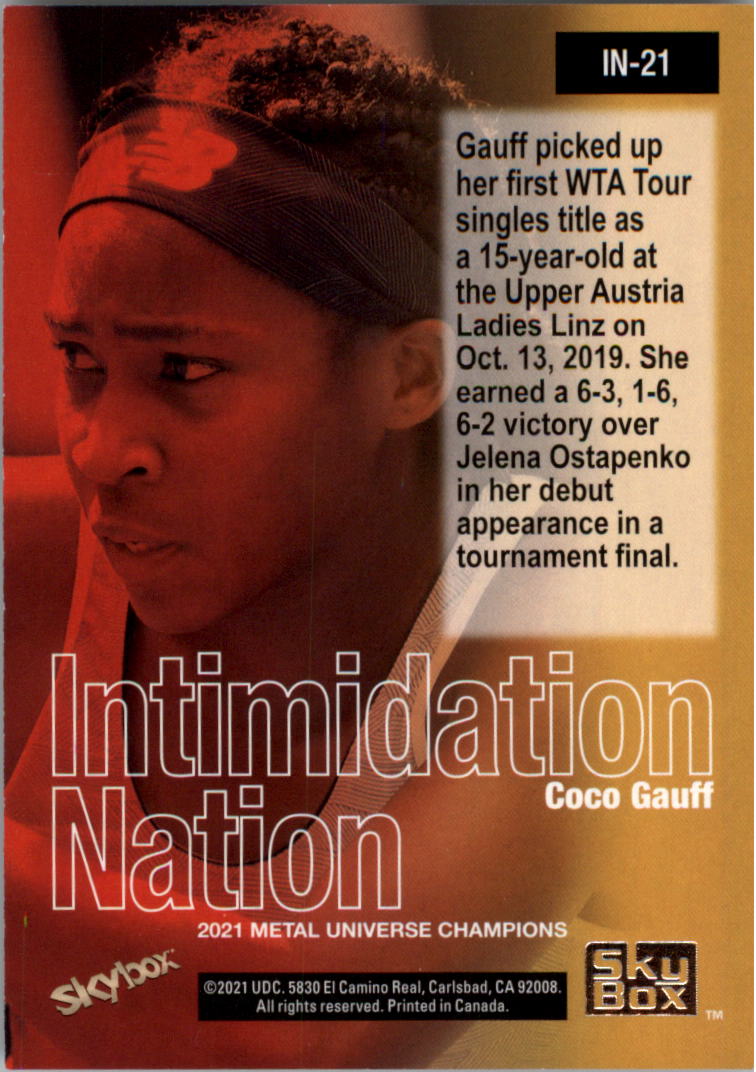 2021 Metal Universe Champions Intimidation Nation YOU PICK - Picture 19 of 37