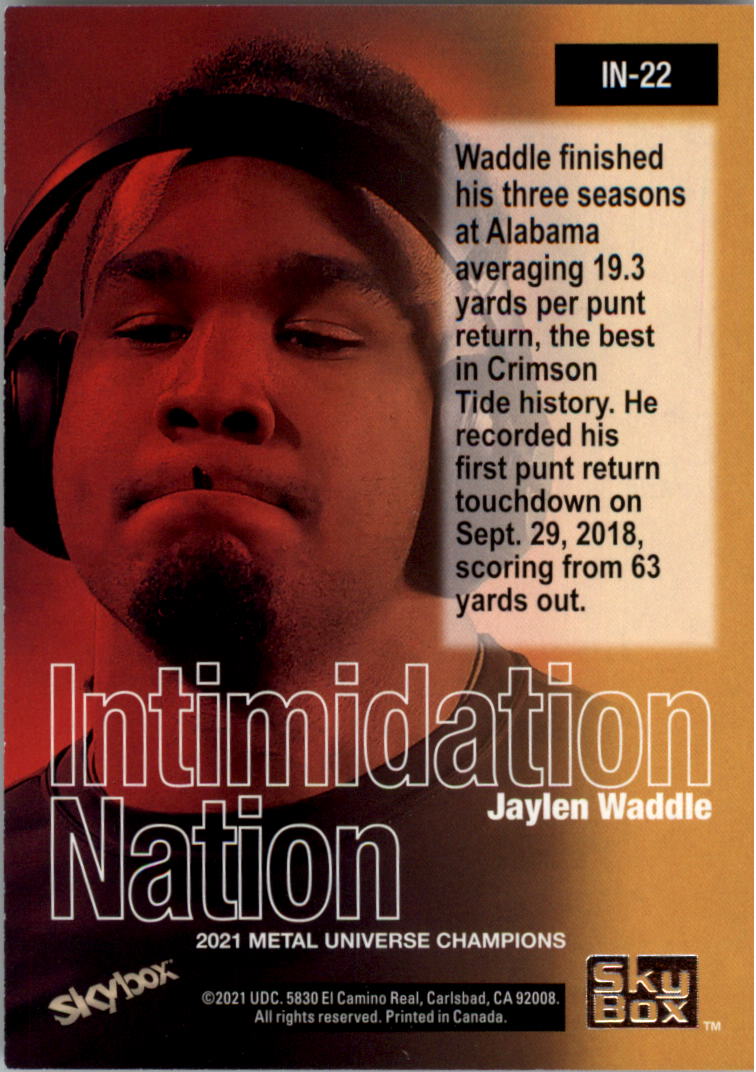 2021 Metal Universe Champions Intimidation Nation YOU PICK - Picture 21 of 37
