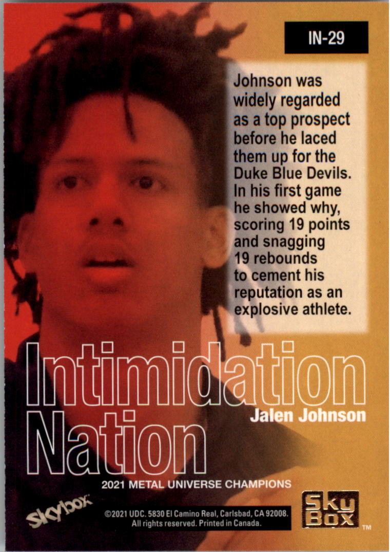 2021 Metal Universe Champions Intimidation Nation YOU PICK - Picture 31 of 37