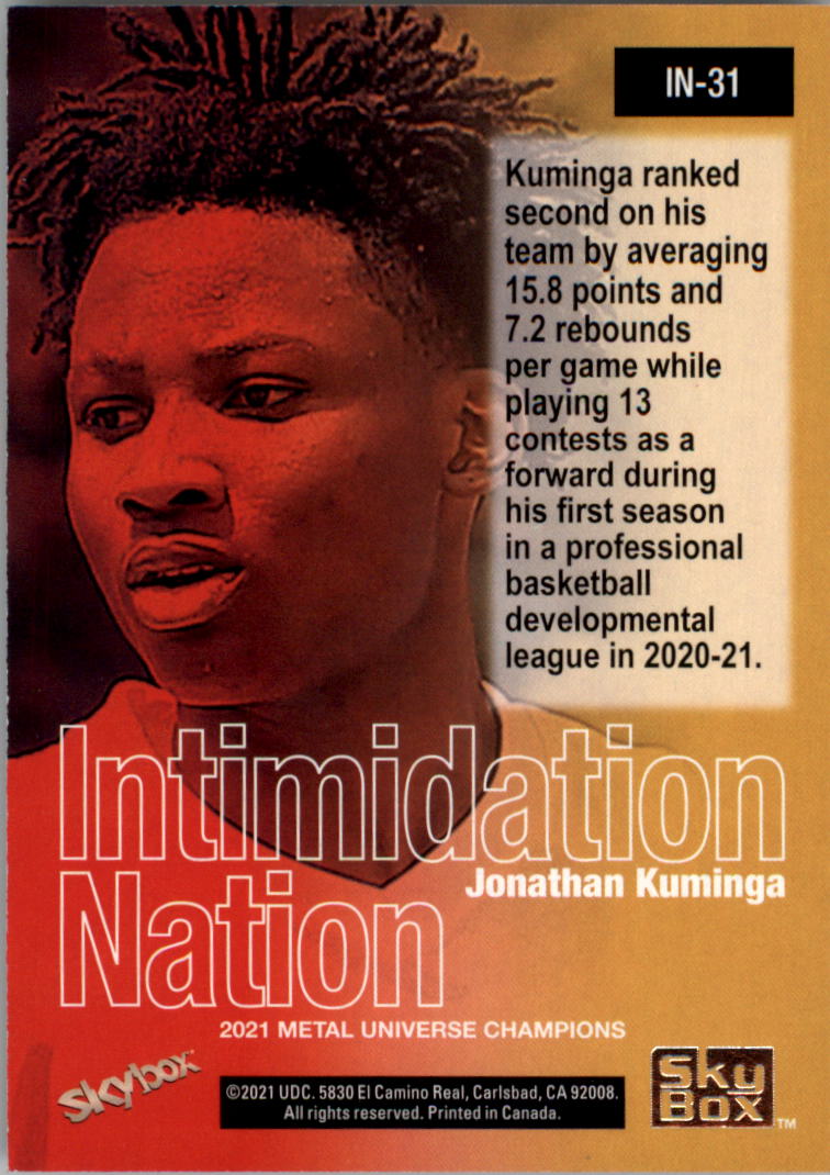 2021 Metal Universe Champions Intimidation Nation YOU PICK - Picture 35 of 37