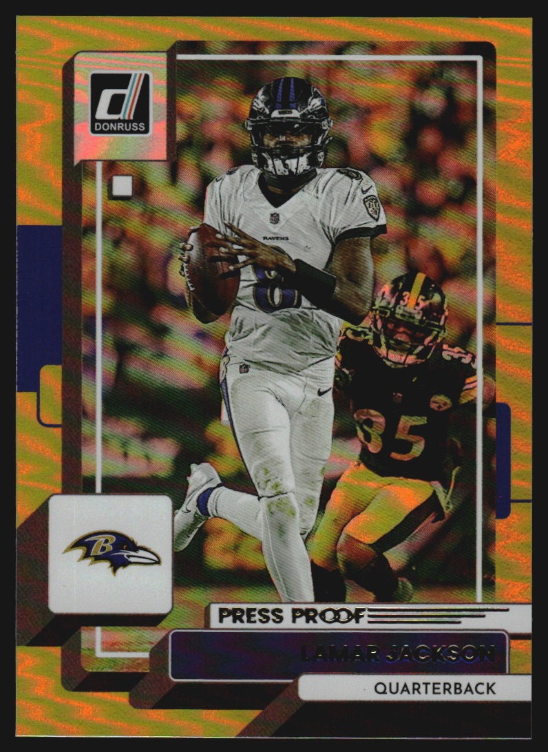 2022 Donruss Press Proof Premium #189 Lamar Jackson