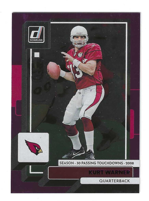 : 2022 DONRUSS #1 KURT WARNER ARIZONA CARDINALS FOOTBALL