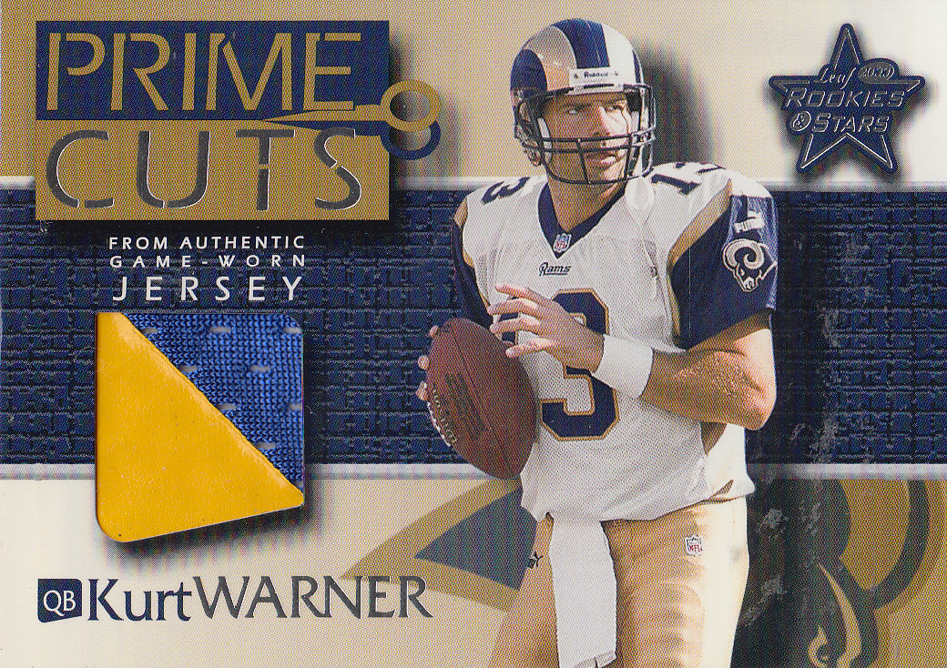 2000 Leaf Rookies and Stars Prime Cuts #PC25 Kurt Warner