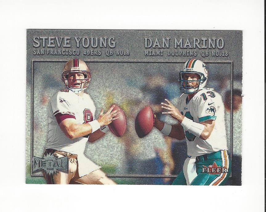 2000 Metal #200 Steve Young/Dan Marino