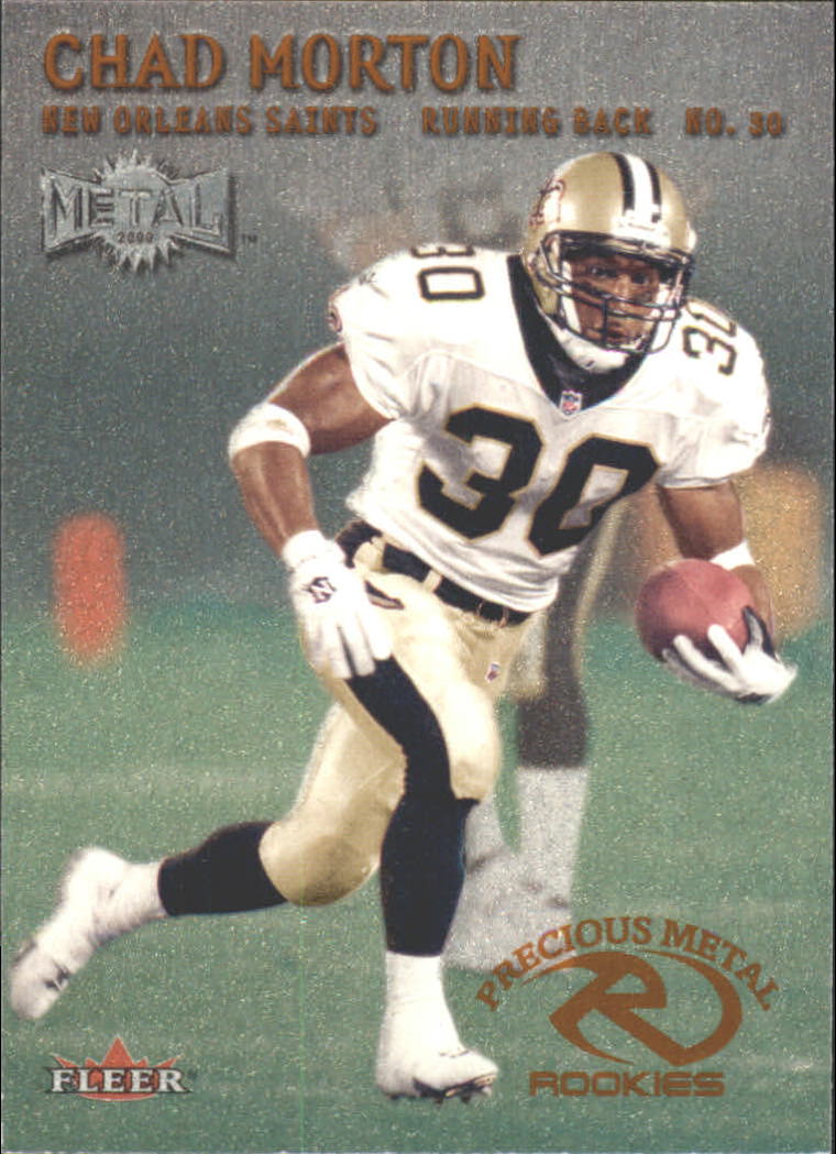 2000 Metal Football Card #202 Chad Morton Rookie | eBay