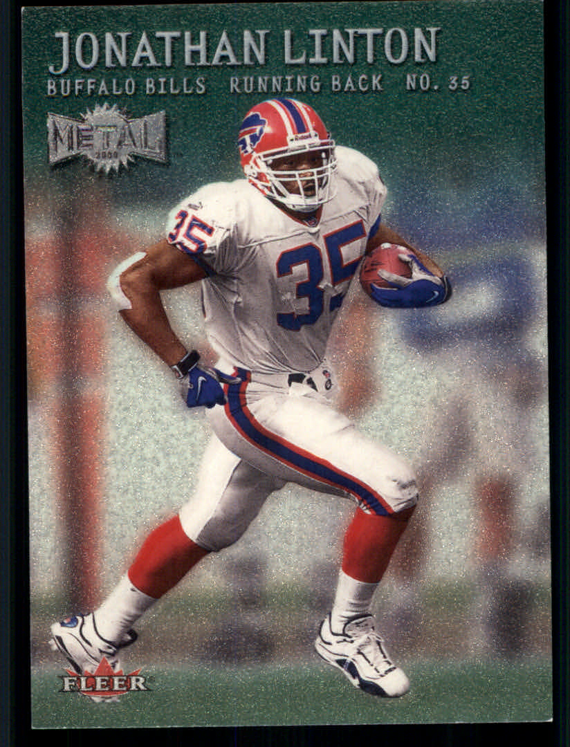 2000 Metal (Fleer) Football "Emerald" Parallel Cards - Picture 2 of 45
