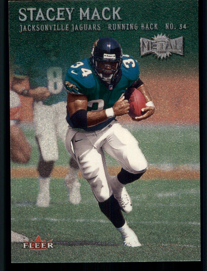 2000 Metal (Fleer) Football "Emerald" Parallel Cards - Picture 4 of 45