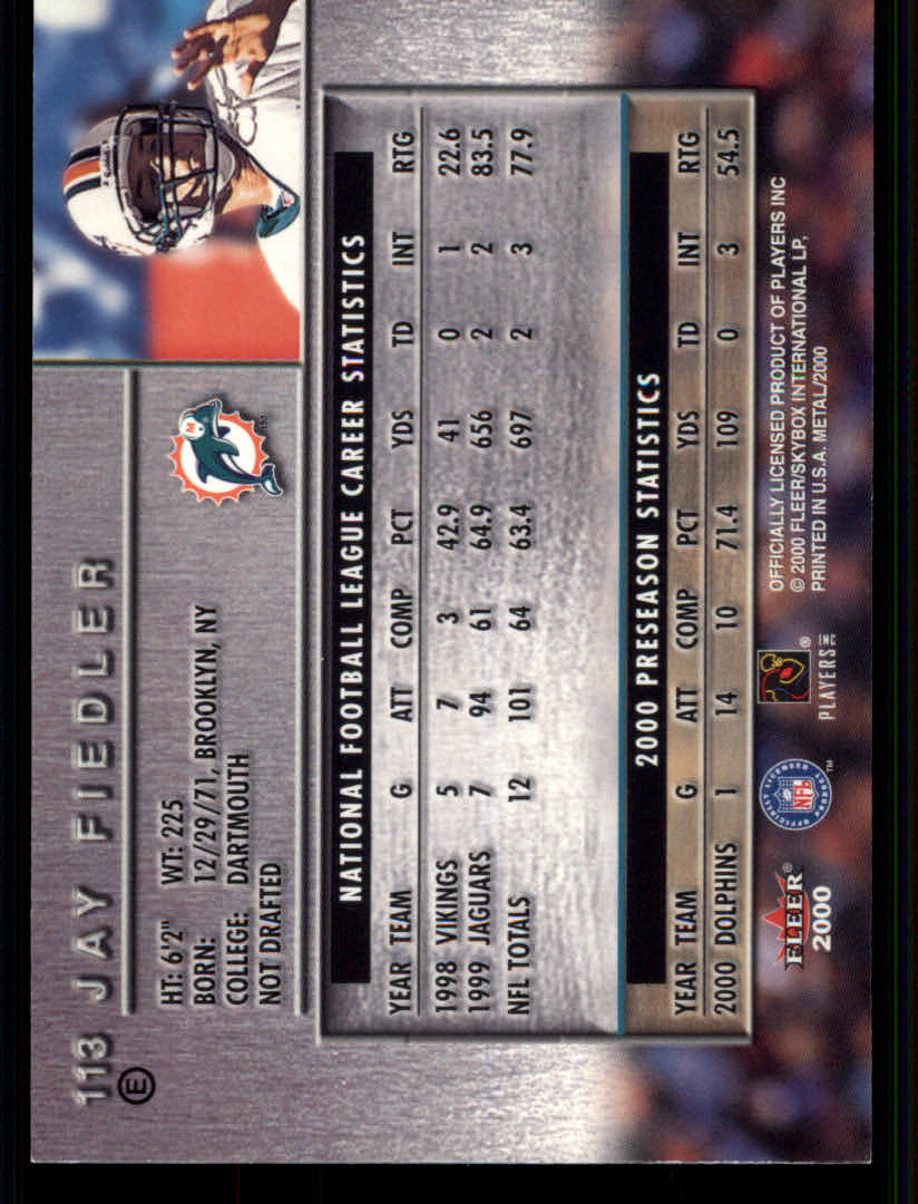 2000 Metal (Fleer) Football "Emerald" Parallel Cards - Picture 9 of 45