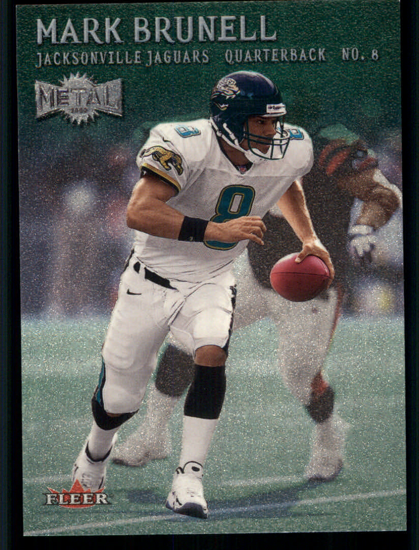 2000 Metal (Fleer) Football "Emerald" Parallel Cards - Picture 10 of 45