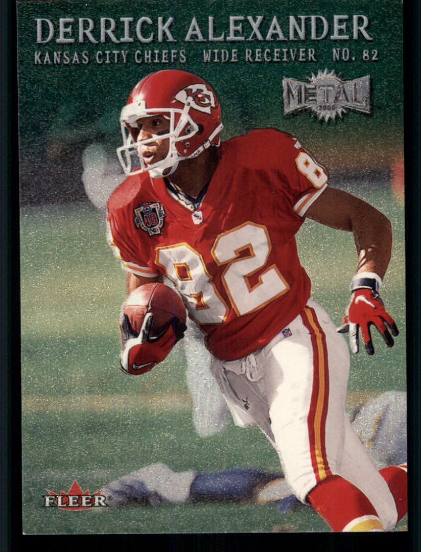 2000 Metal (Fleer) Football "Emerald" Parallel Cards - Picture 12 of 45