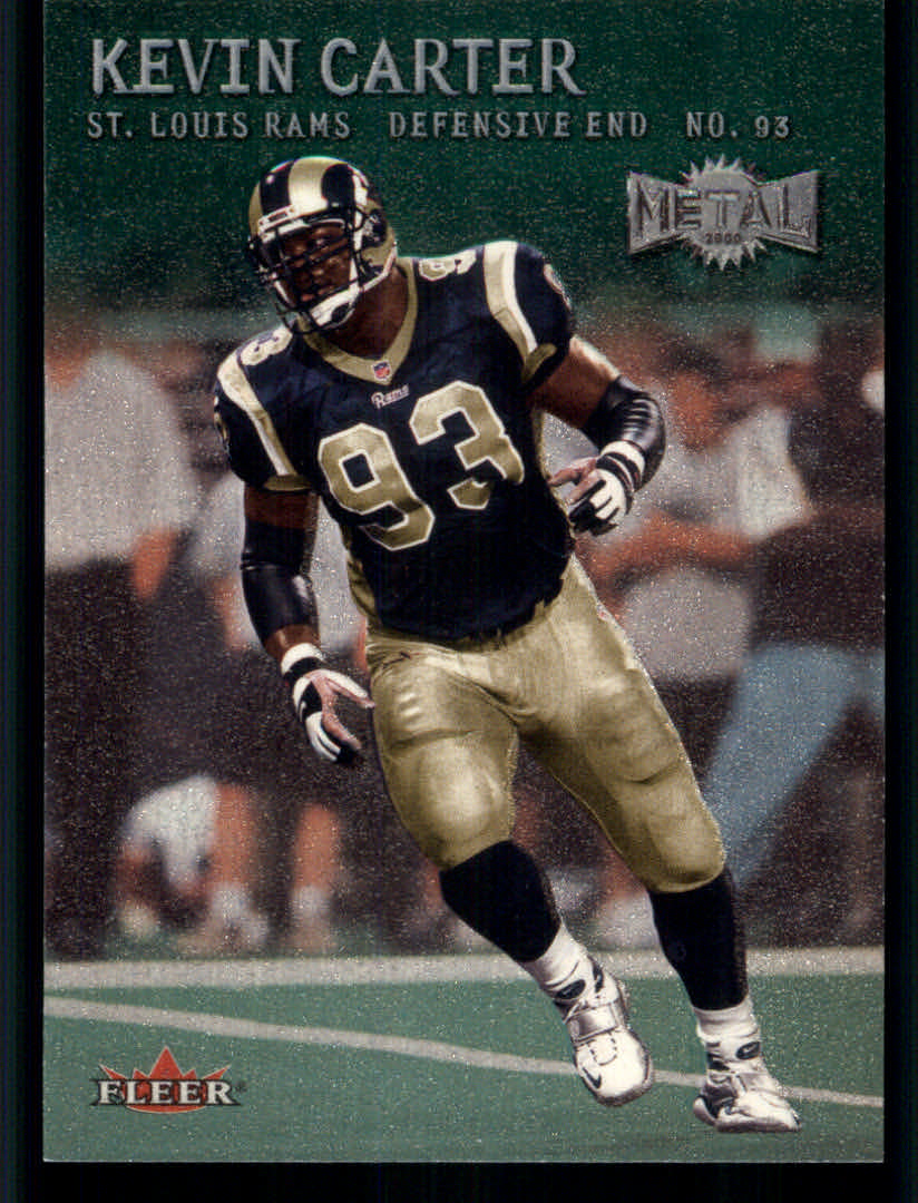2000 Metal (Fleer) Football "Emerald" Parallel Cards - Picture 16 of 45