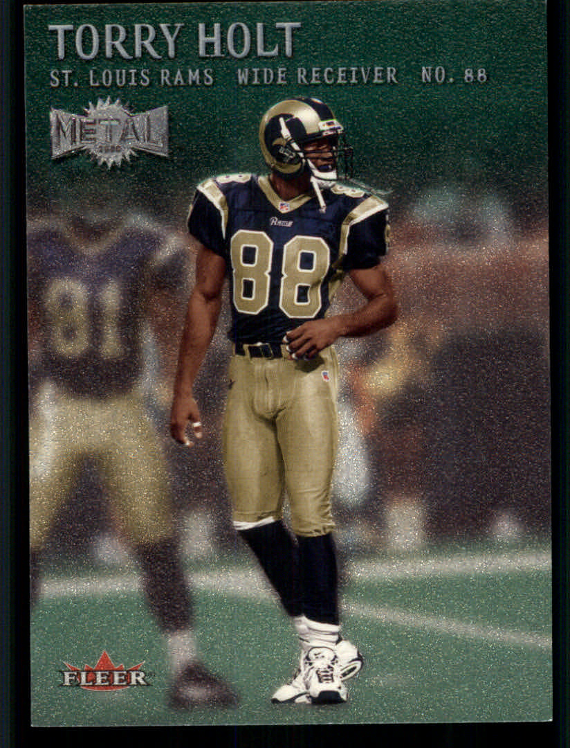 2000 Metal (Fleer) Football "Emerald" Parallel Cards - Picture 18 of 45