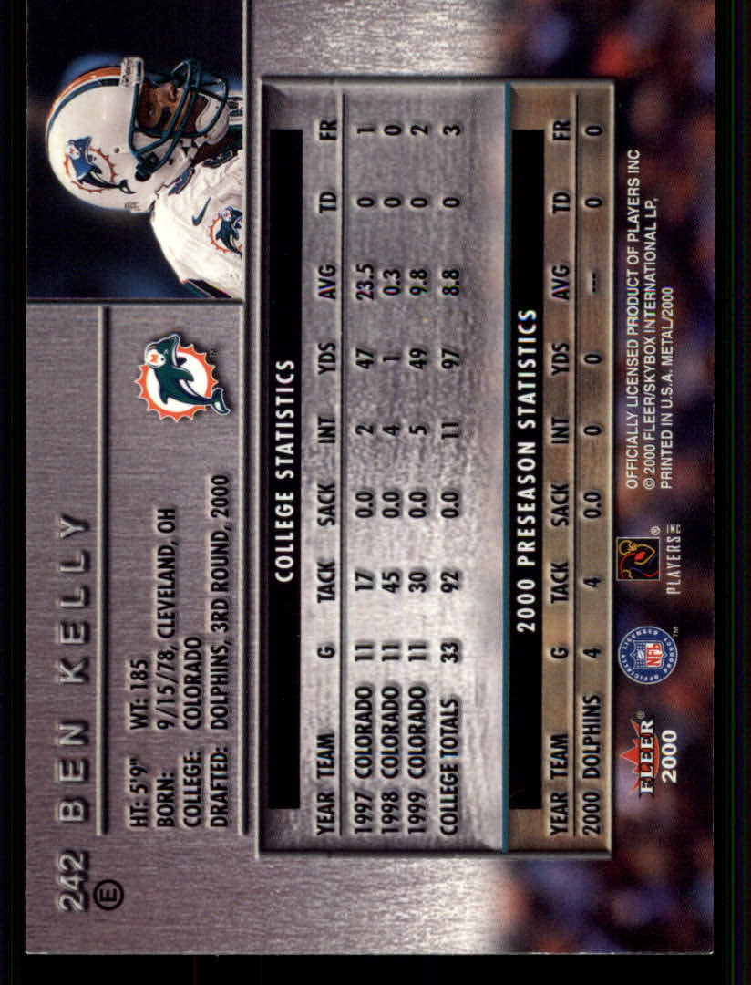 2000 Metal (Fleer) Football "Emerald" Parallel Cards - Picture 33 of 45