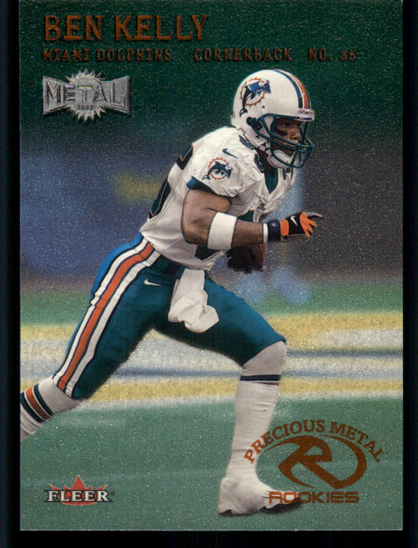 2000 Metal (Fleer) Football "Emerald" Parallel Cards - Picture 32 of 45