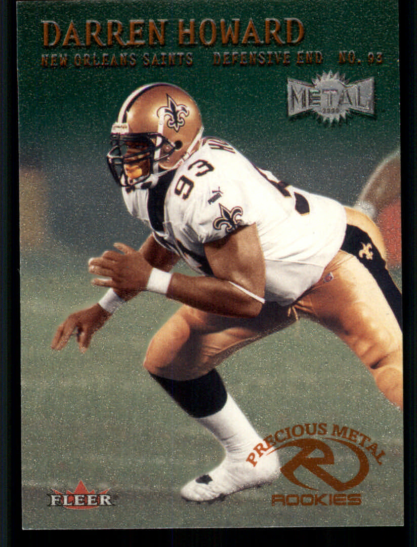 2000 Metal (Fleer) Football "Emerald" Parallel Cards - Picture 34 of 45