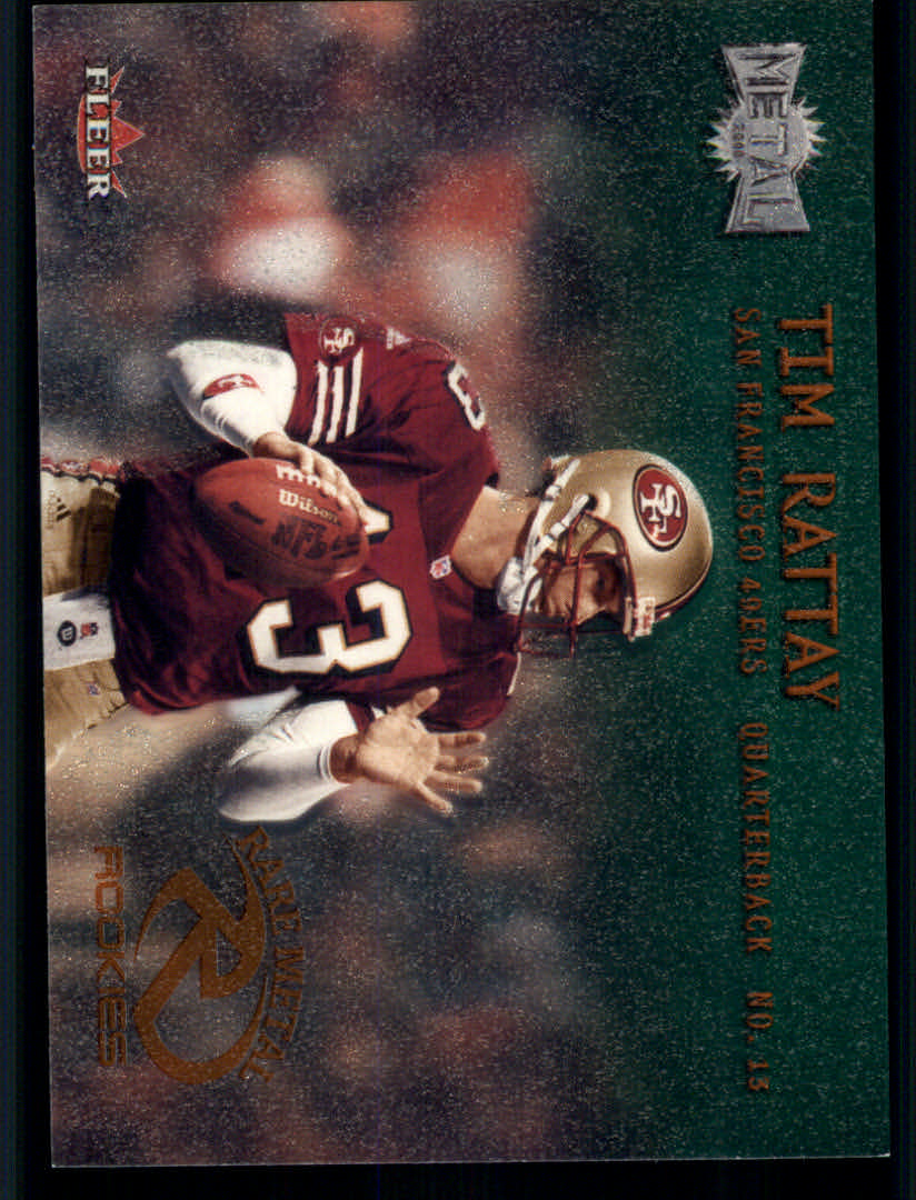 2000 Metal (Fleer) Football "Emerald" Parallel Cards - Picture 40 of 45