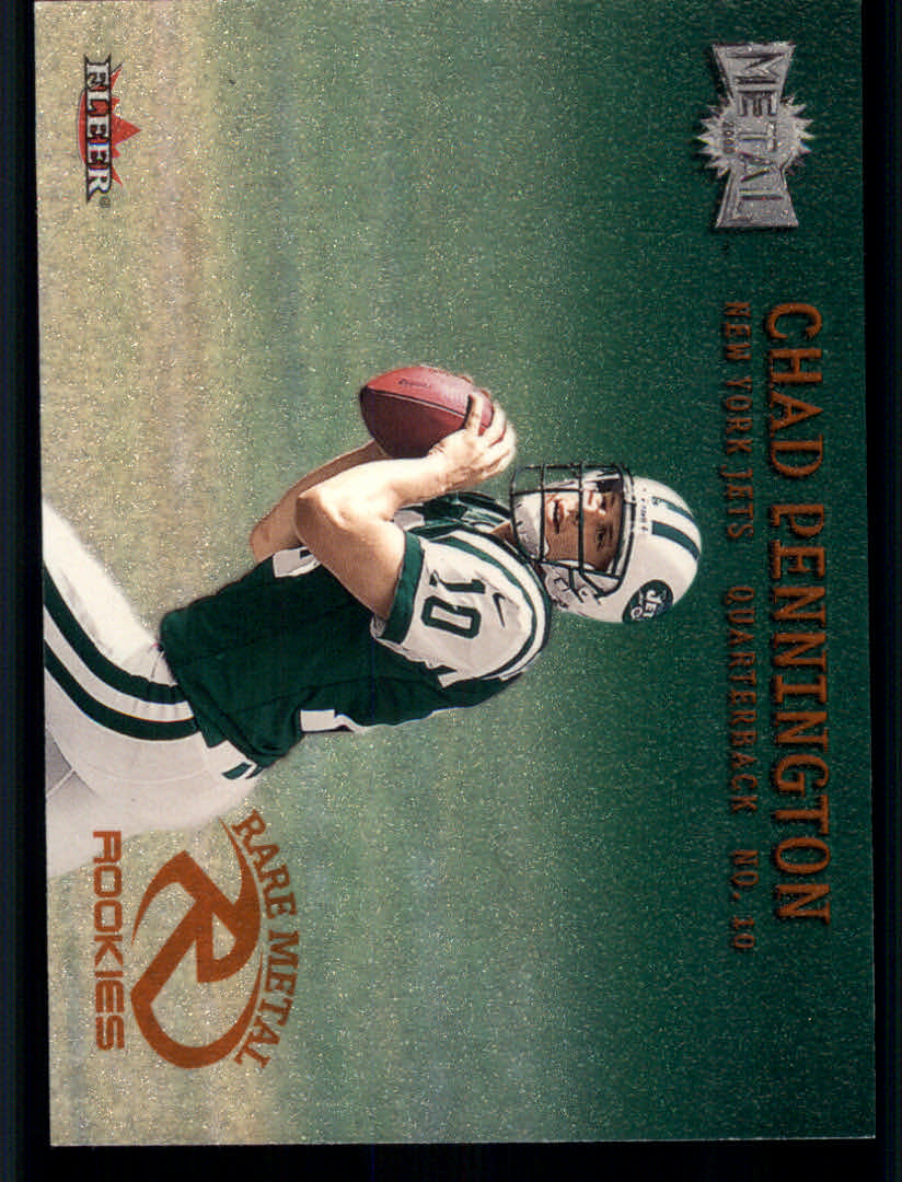 2000 Metal (Fleer) Football "Emerald" Parallel Cards - Picture 42 of 45