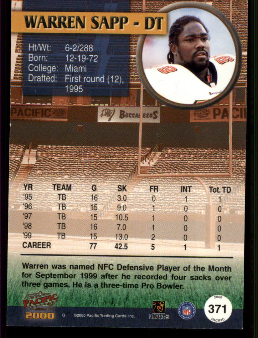 Tarjetas de fútbol americano del Pacífico 2000 "paralelo y autógrafo" - Imagen 5 de 23